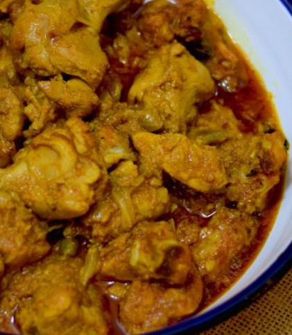 homemade Bengali chicken kosha recipe