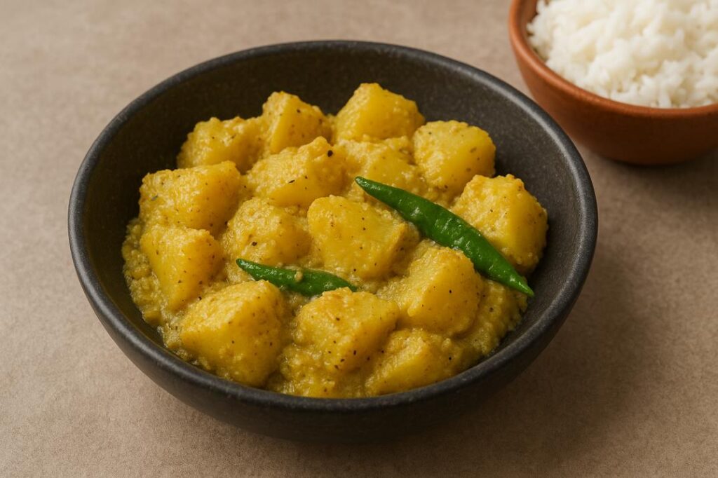 Homemade Bengali Aloo Posto Recipe