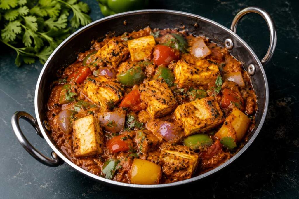 Homemade Kadai Paneer Recipe