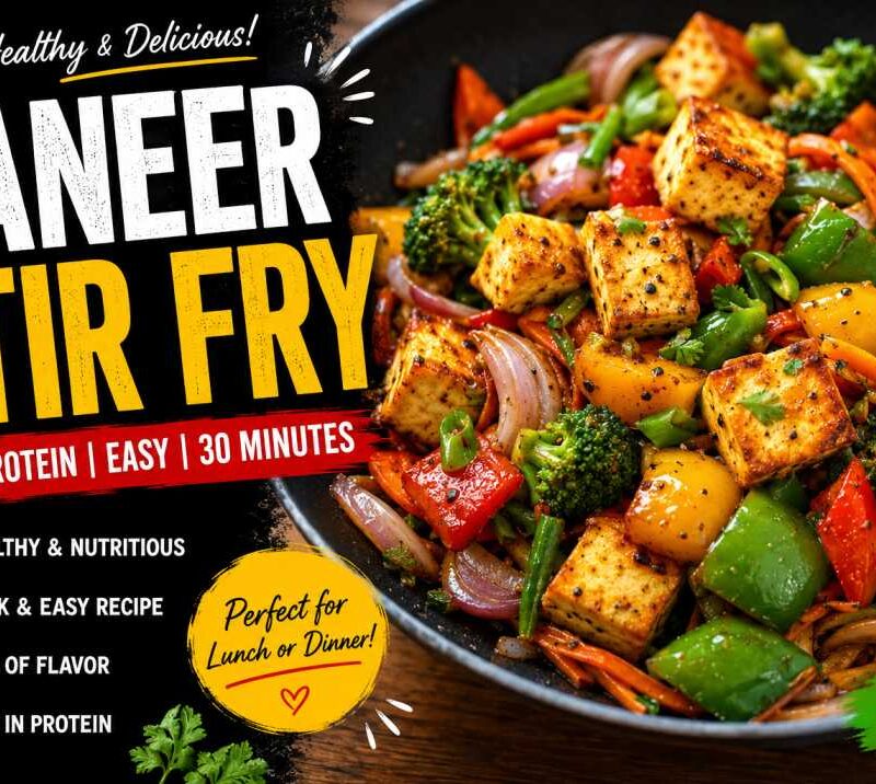 Paneer Stir Fry Recipe