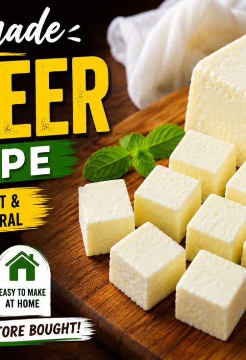 Homemade Fresh Paneer Recipe