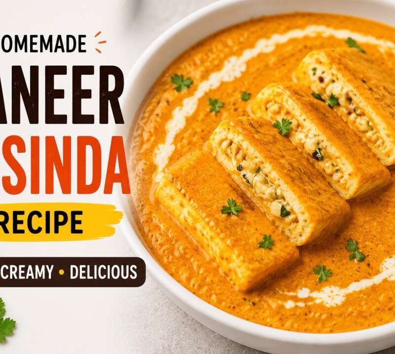 Homemade Paneer Pasanda Recipe